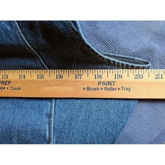 We The Free High Roller Denim Overalls Womens M Boho Relaxed Comfy Jumpsuit Cute - Picture 7 of 12